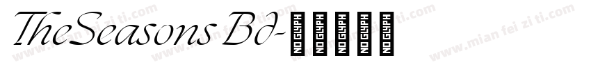 TheSeasons Bd字体转换